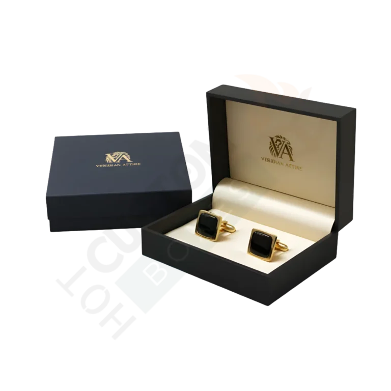 Custom Cufflink Boxes - Apparel Boxes