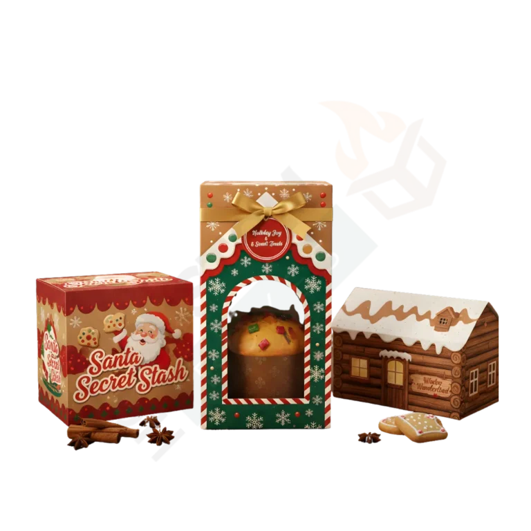 Christmas Baked Goods Packaging Boxes - Christmas Boxes (2)