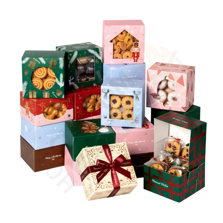 Christmas Baked Goods Packaging Boxes - Christmas Boxes