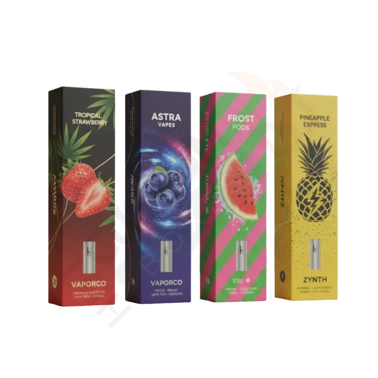 Custom 1Gram Vape Cartridge Packaging Boxes - Vape Boxes