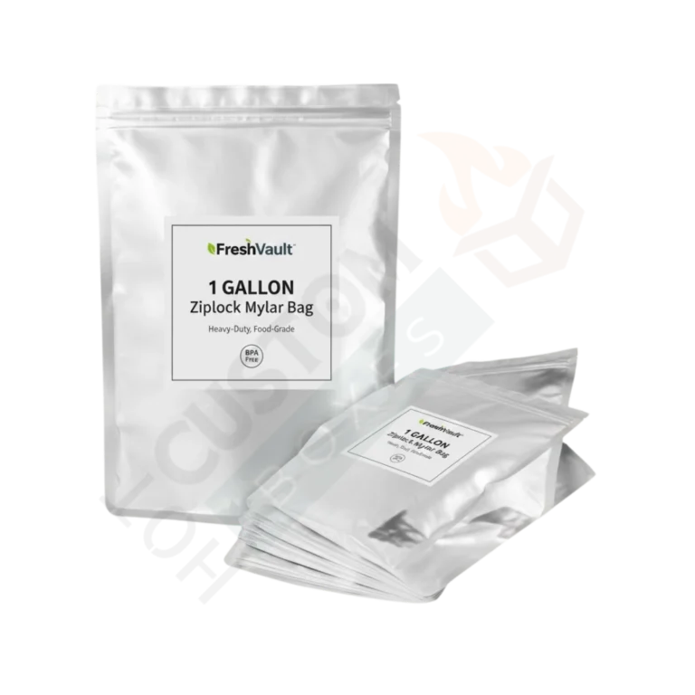 1 Gallon Ziplock Mylar Bags - Custom Mylar Bags