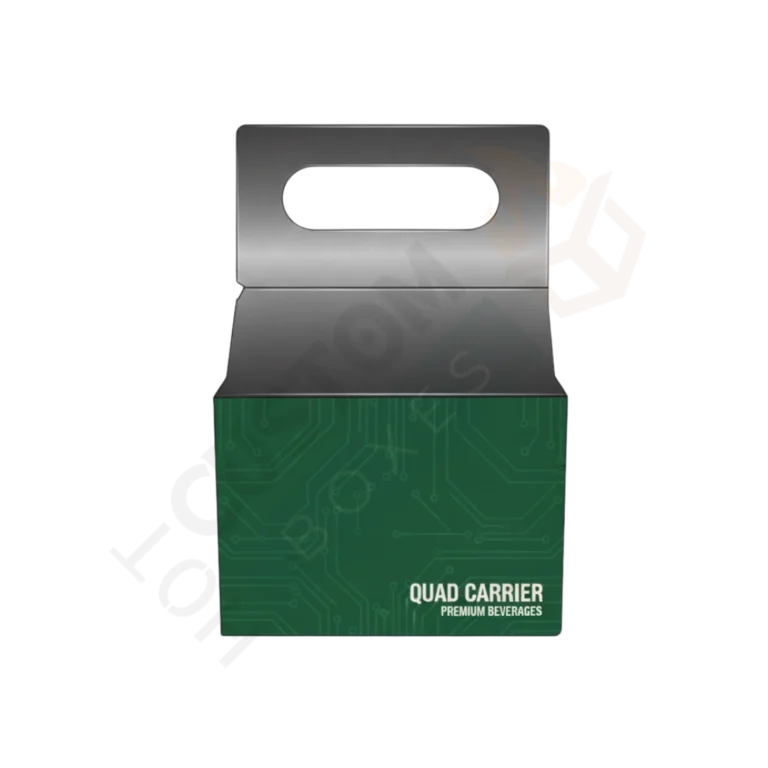4 Pack Bottle Carrier Boxes - Bottom Closure