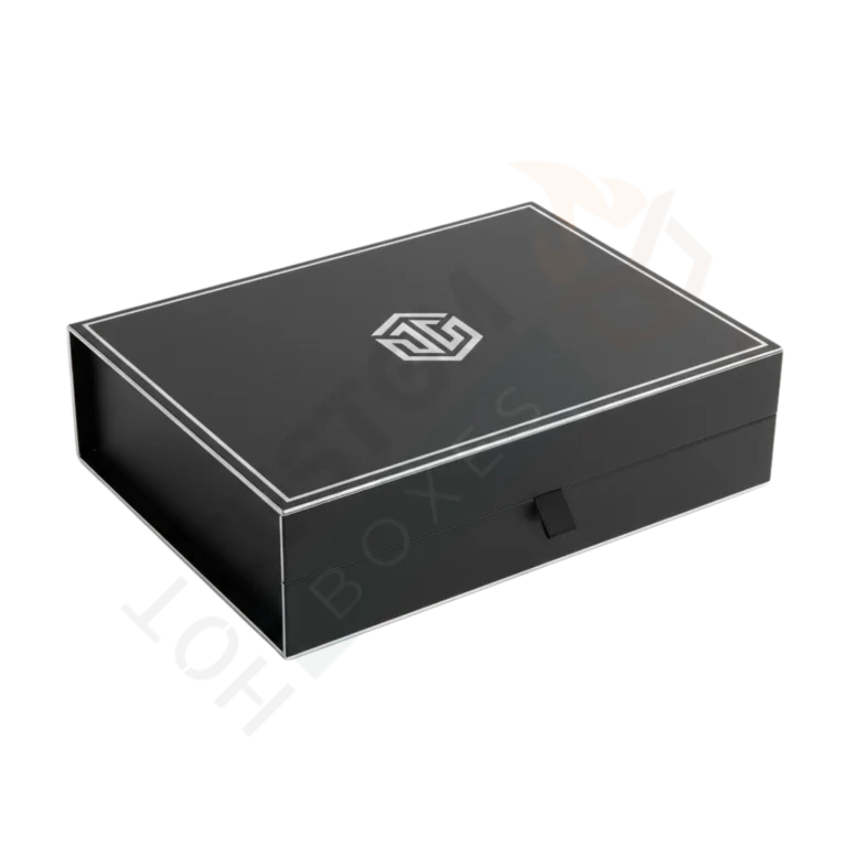 Black A4 Shallow Magnetic Boxes - Magnetic Boxes