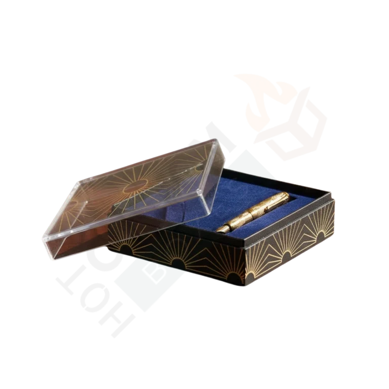 Clear Lid Boxes with Black Base - Rigid Boxes (4)