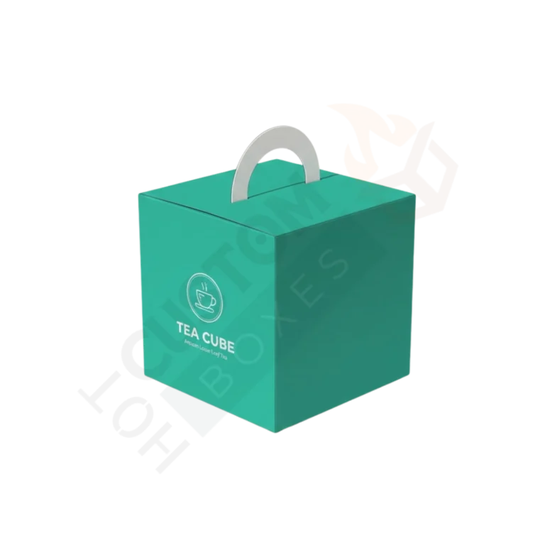 Custom Cube Shaped Carrier Boxes - Figure & Pattern