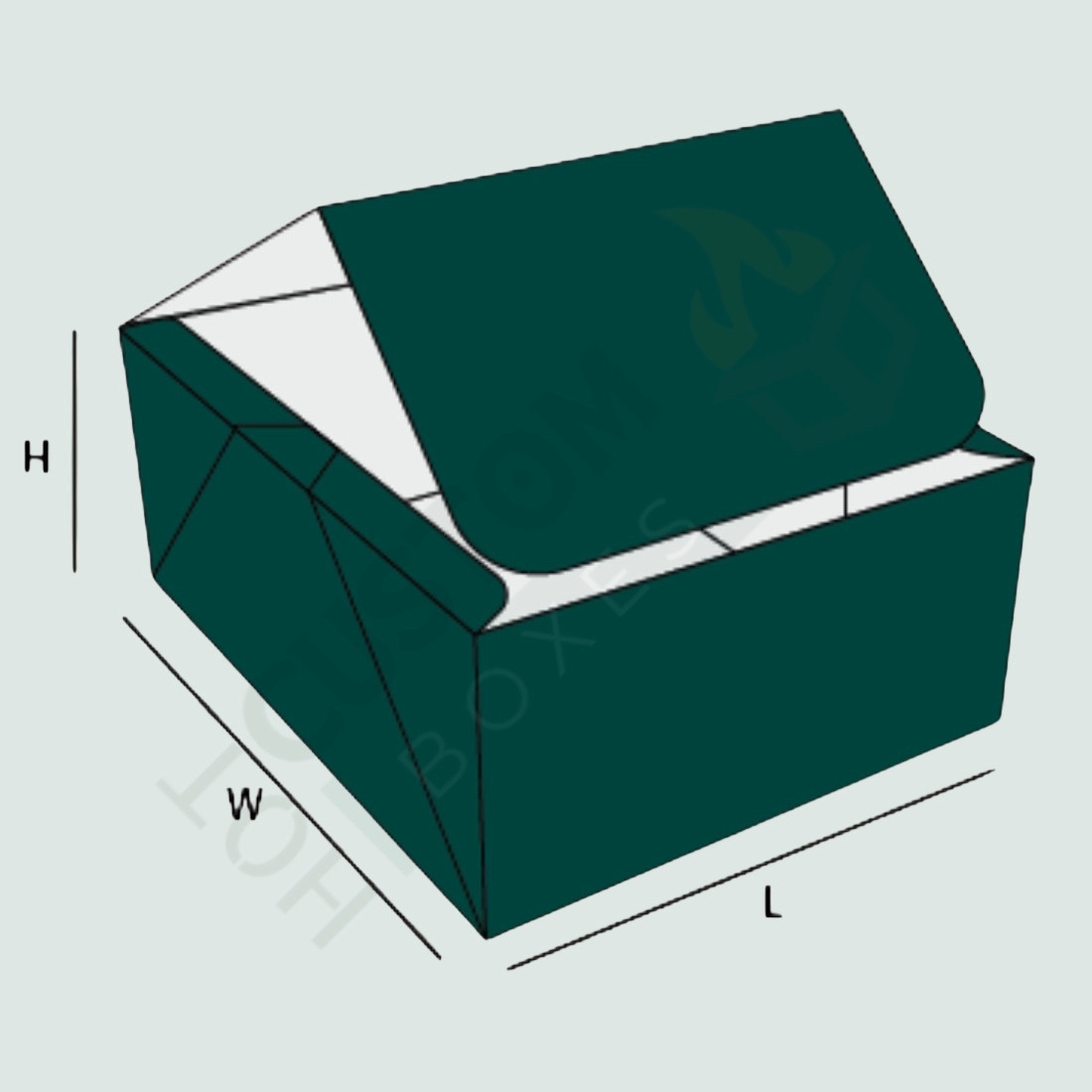 Four Corner with Display Lid Boxes - Top Closure Packaging