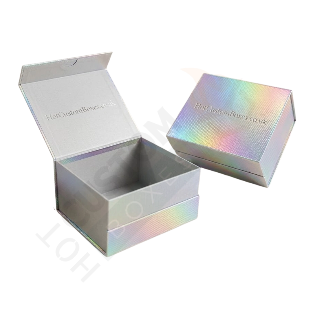 Holographic Magnetic Closure Boxes - Custom Rigid Boxes