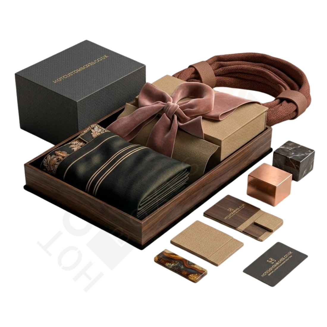 Luxury Cloth Packaging - Custom Rigid Boxes