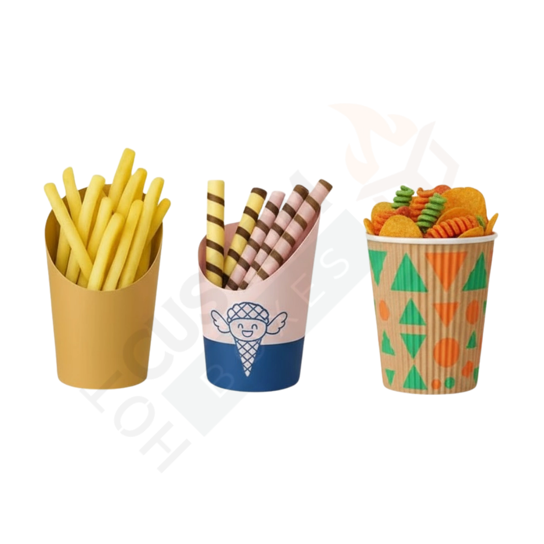 Custom Chips Cup - Food Packaging