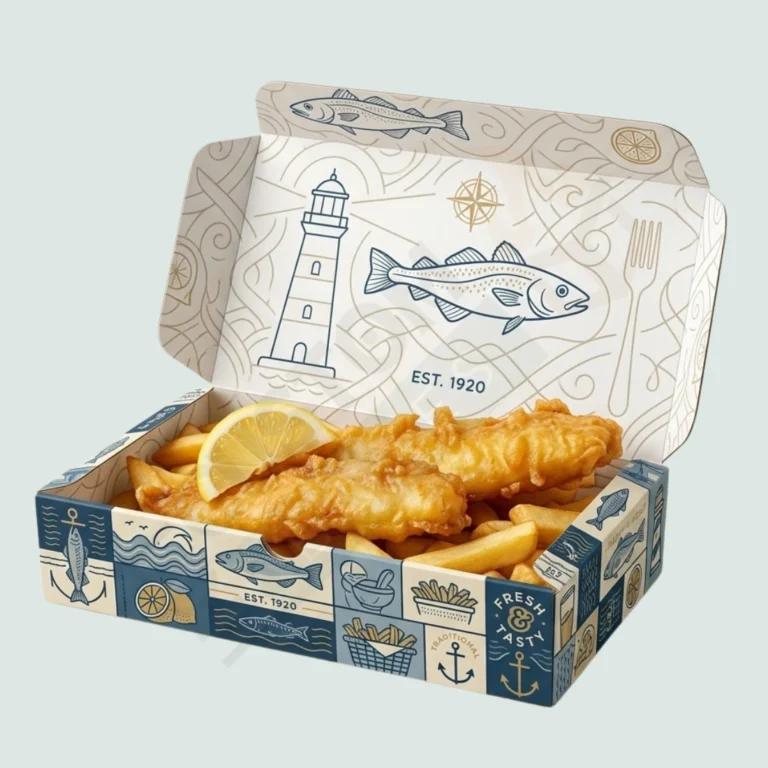Custom Fish & Chips Boxes - Food Packaging (3)