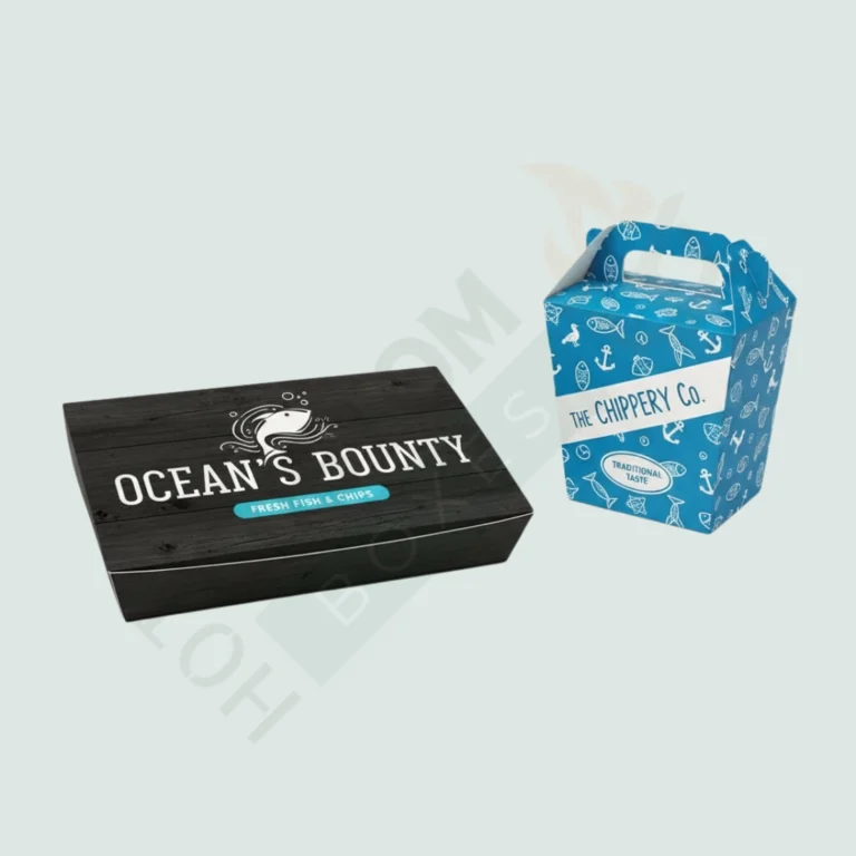 Custom Fish & Chips Boxes - Food Packaging