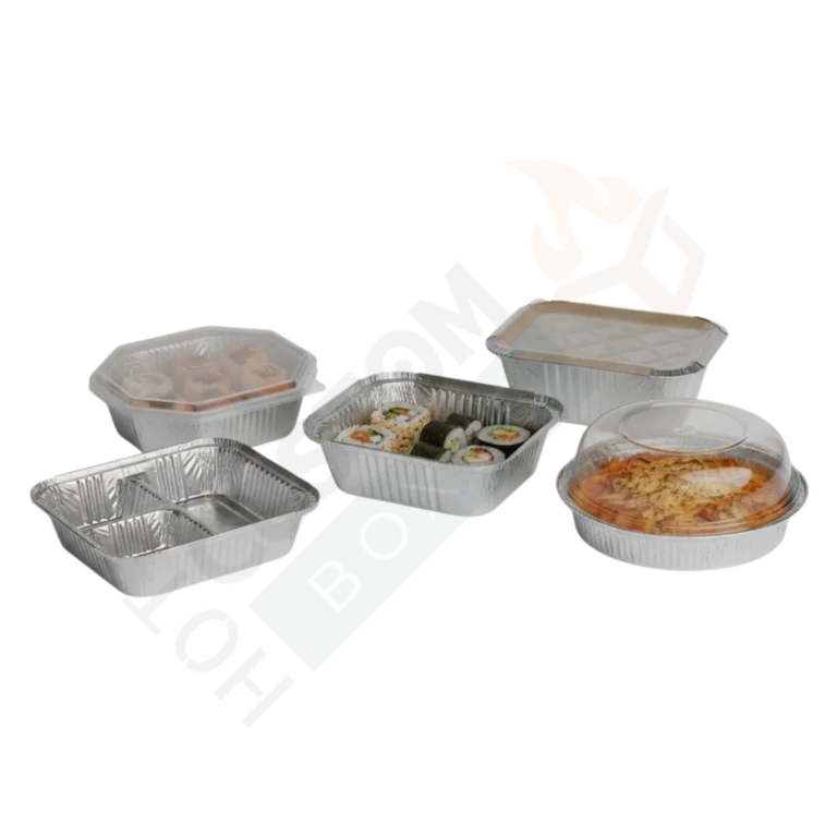 Custom Foil Takeaway Boxes - Food Packaging