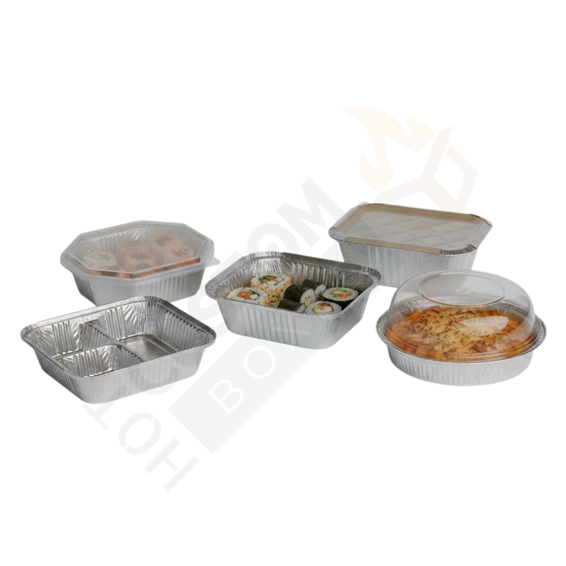 Custom Foil Takeaway Boxes - Food Packaging