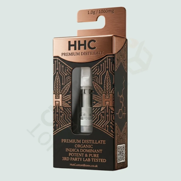 Custom HHC Vape Cartridge Packaging Boxes - Custom Vape Boxes