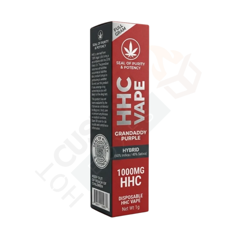 Custom HHC Vape Packaging Boxes - Custom Vape Boxes