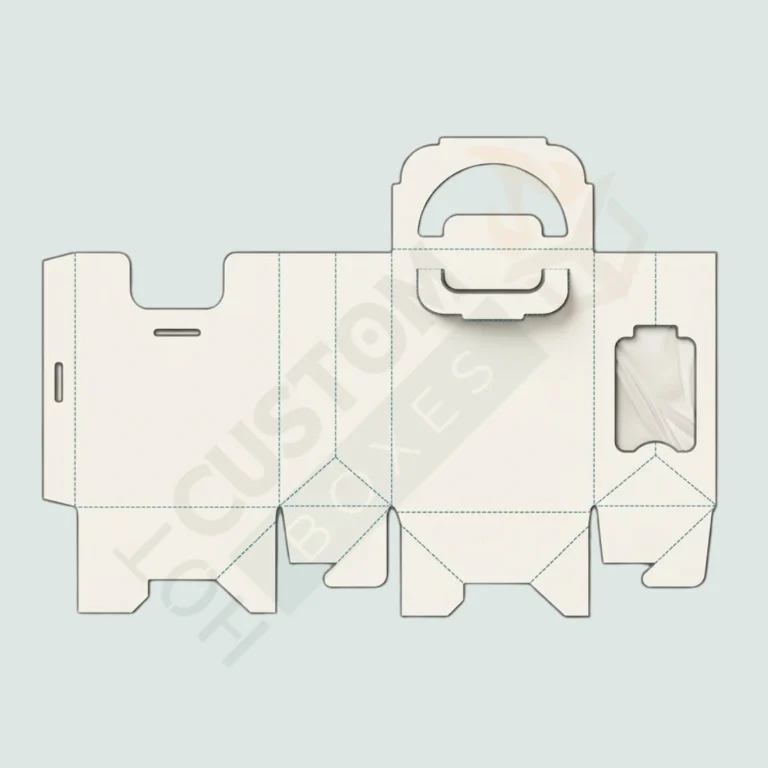 Custom Handle Bag Shape Boxes - Custom Bottom Closure Boxes (3)