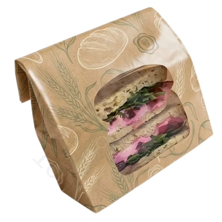 Custom Laminated Sandwich Bag - Food Packaging