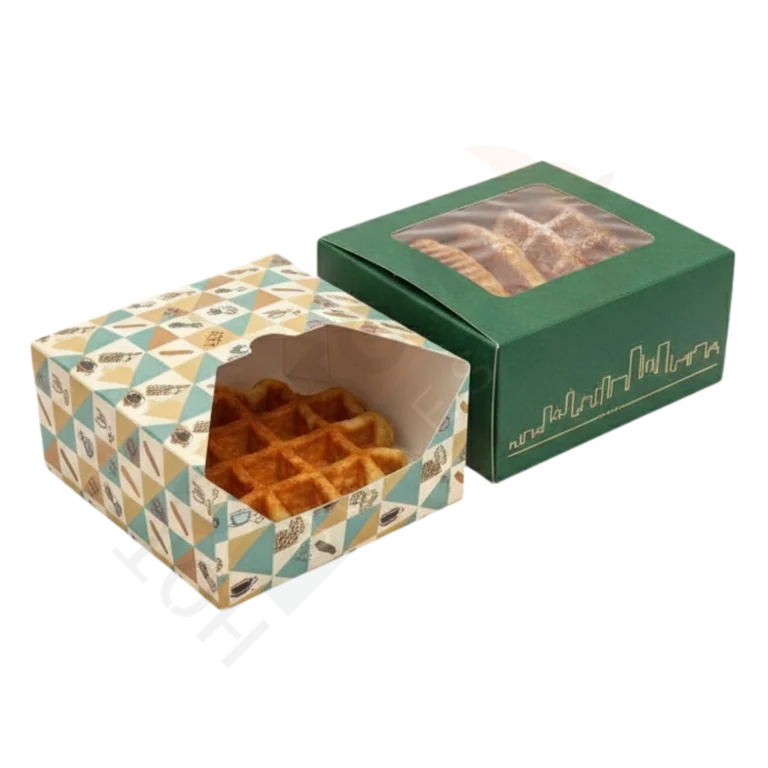 Custom Waffle Boxes - Food Packaging