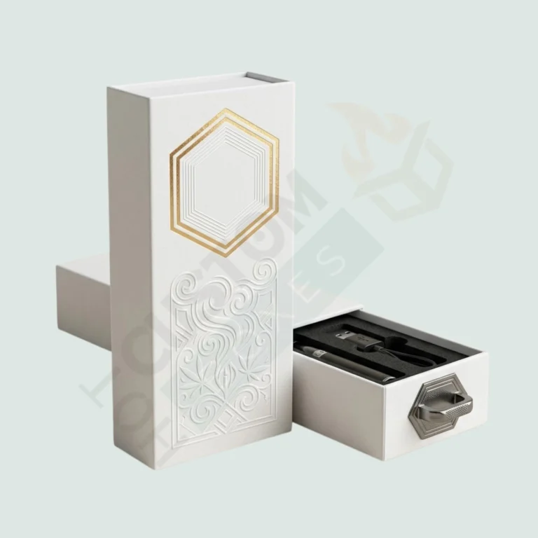 Custom White Vape Packaging Boxes - Custom Vape Boxes