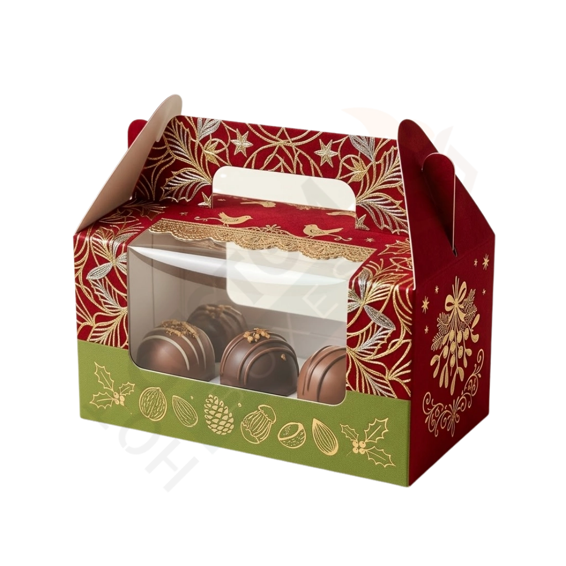 Gable Boxes With Window - Custom Display Boxes