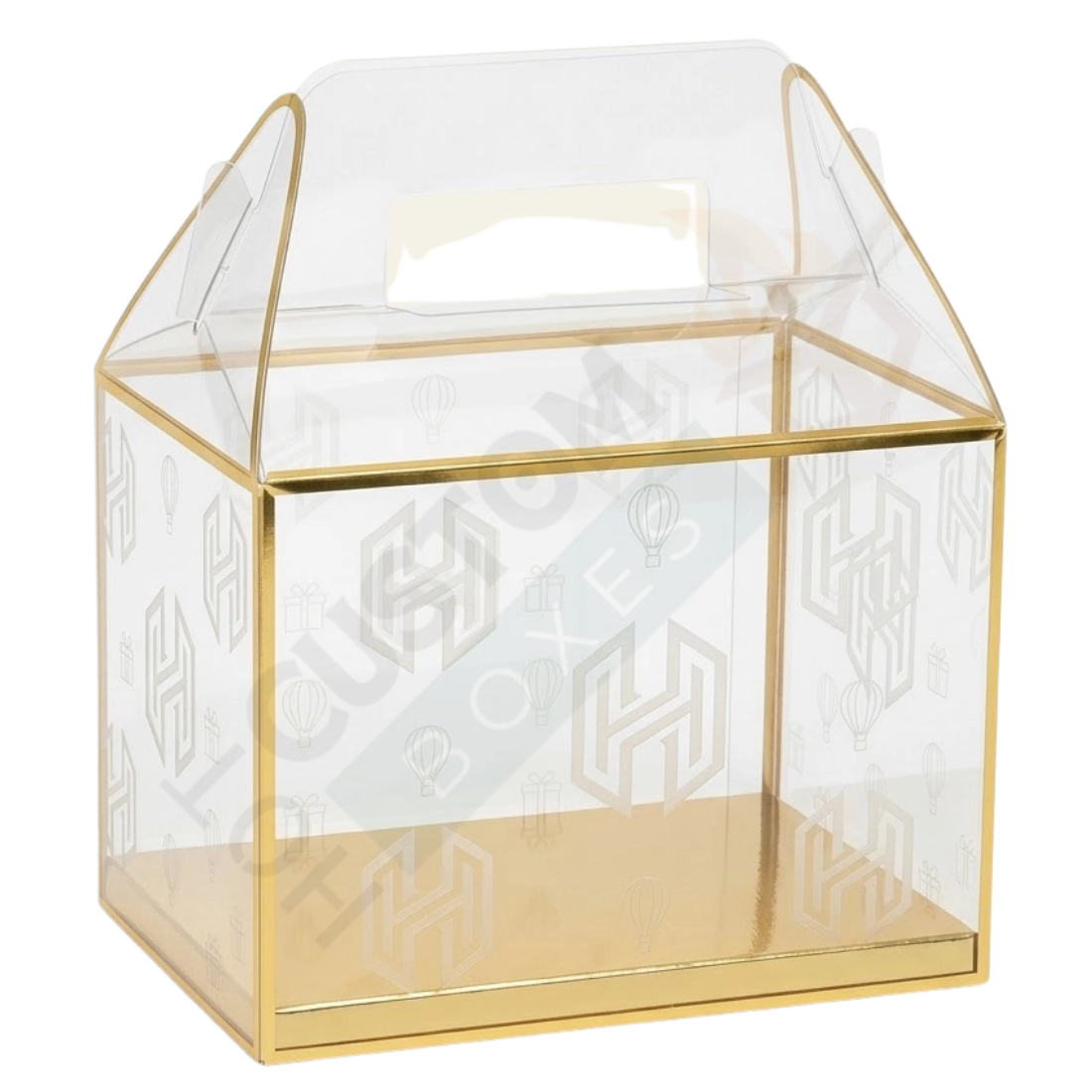 Gable Boxes with Gold Bottom - Custom Gable Boxes