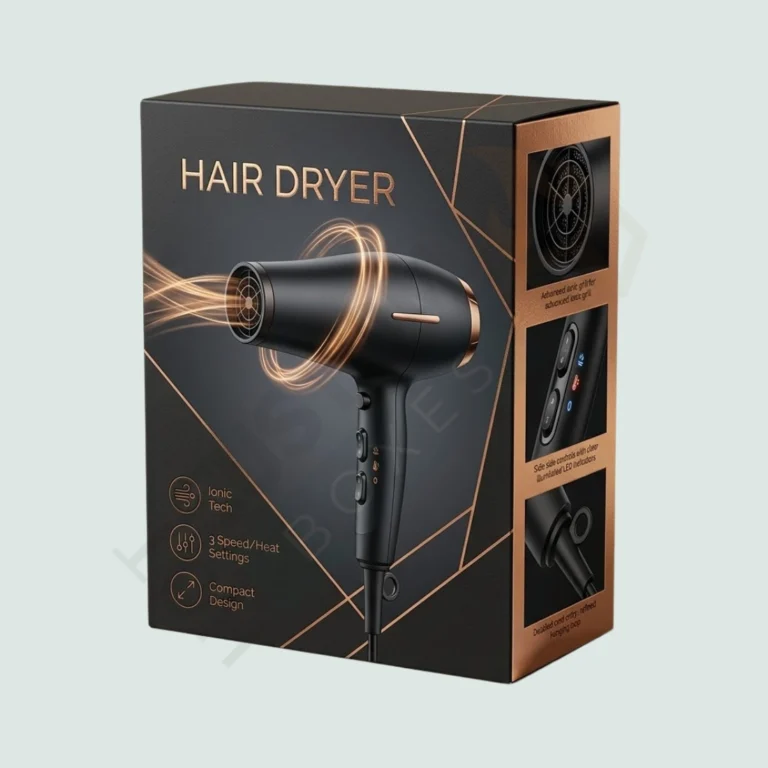Hair Dryer Packaging Boxes - Custom Electronics Boxes (4)