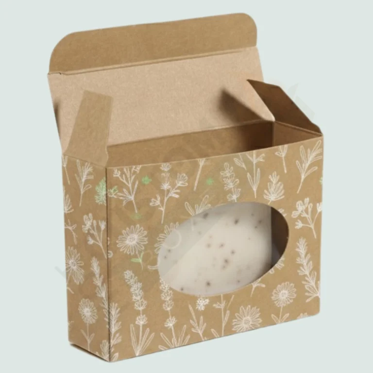 Kraft Soap Boxes with Oval Window - Custom Soap Boxes (5)