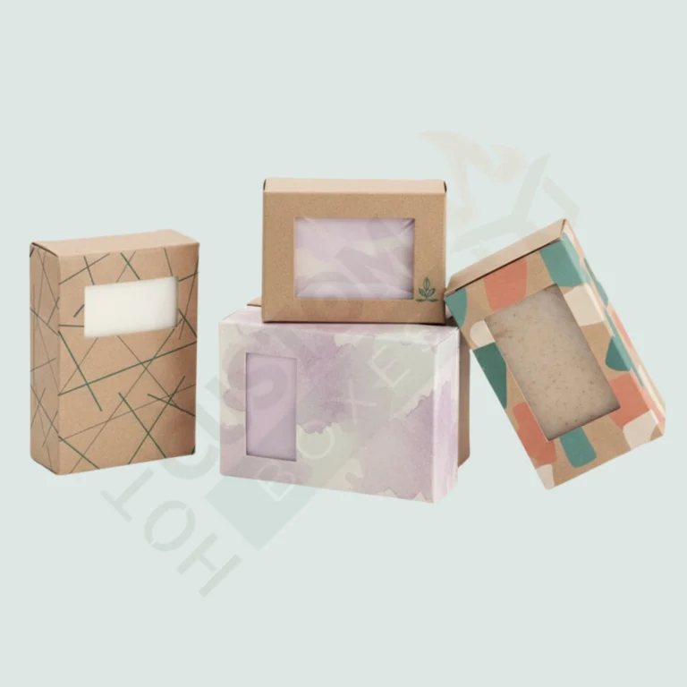 Kraft Soap Boxes with Rectangle Window - Custom Soap Boxes (2)