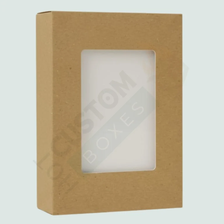 Kraft Soap Boxes with Rectangle Window - Custom Soap Boxes (3)