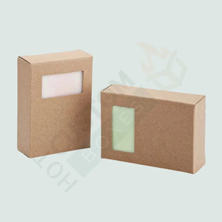 Kraft Soap Boxes with Rectangle Window - Custom Soap Boxes (4)