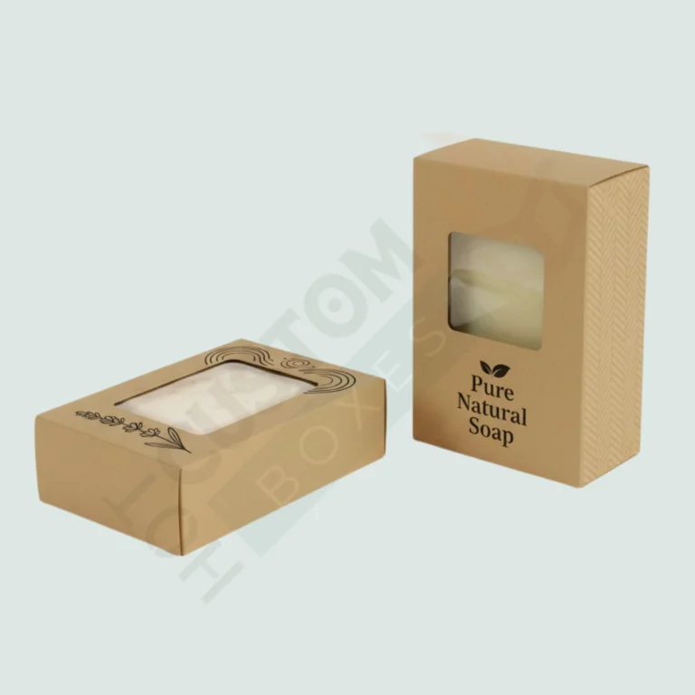Kraft Soap Boxes with Rectangle Window - Custom Soap Boxes (5)