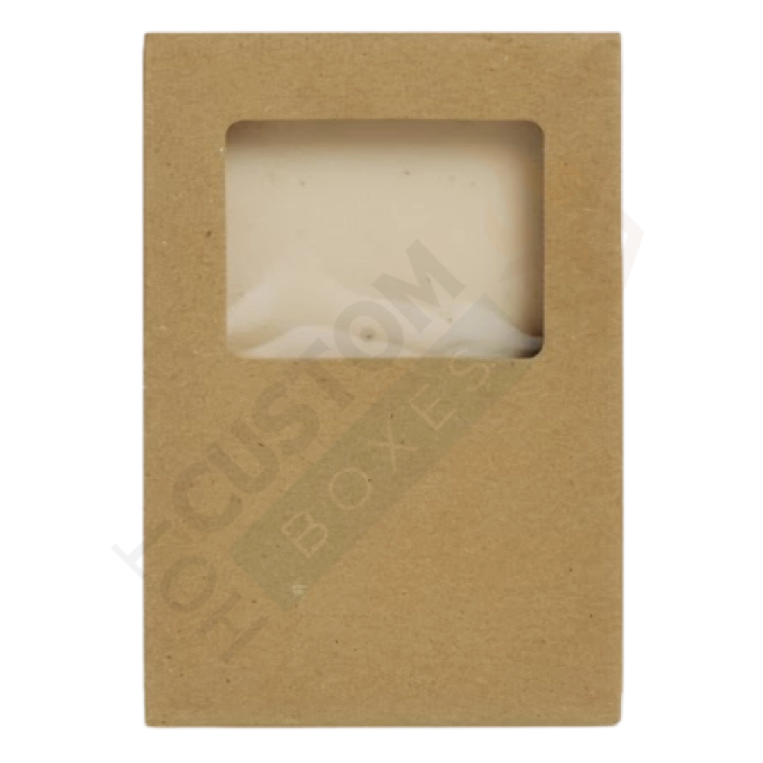 Kraft Soap Boxes with Rectangle Window - Custom Soap Boxes