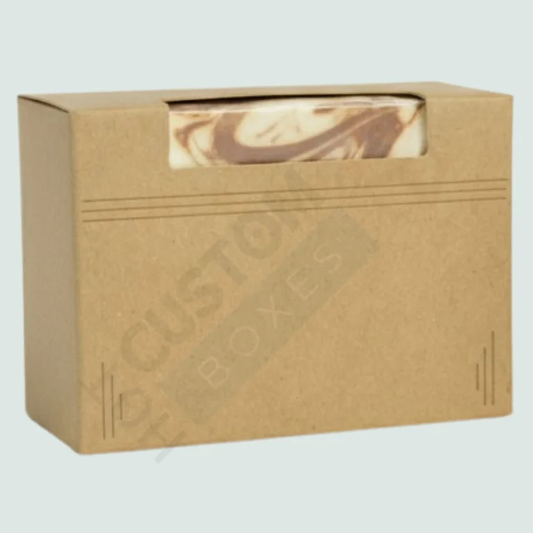 Kraft Soap Boxes with Top Window - Custom Soap Boxes (3)