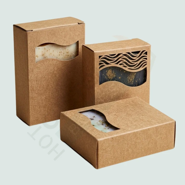 Large Kraft Soap Boxes with Wave Window - Custom Soap Boxes (2)