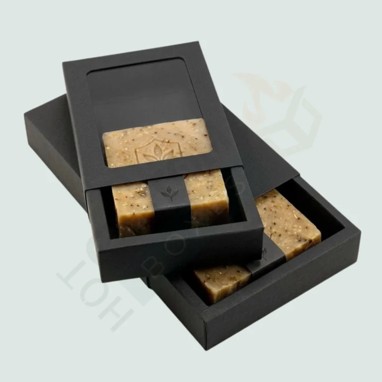 Large Soap Boxes with Black Rectangle Window - Custom Soap Boxes (4)