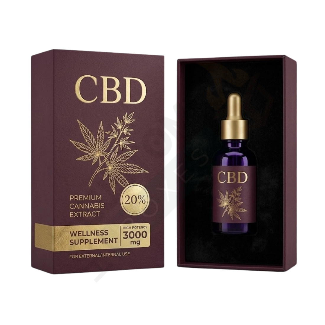 Magnetic CBD Product Boxes - Magnetic Boxes