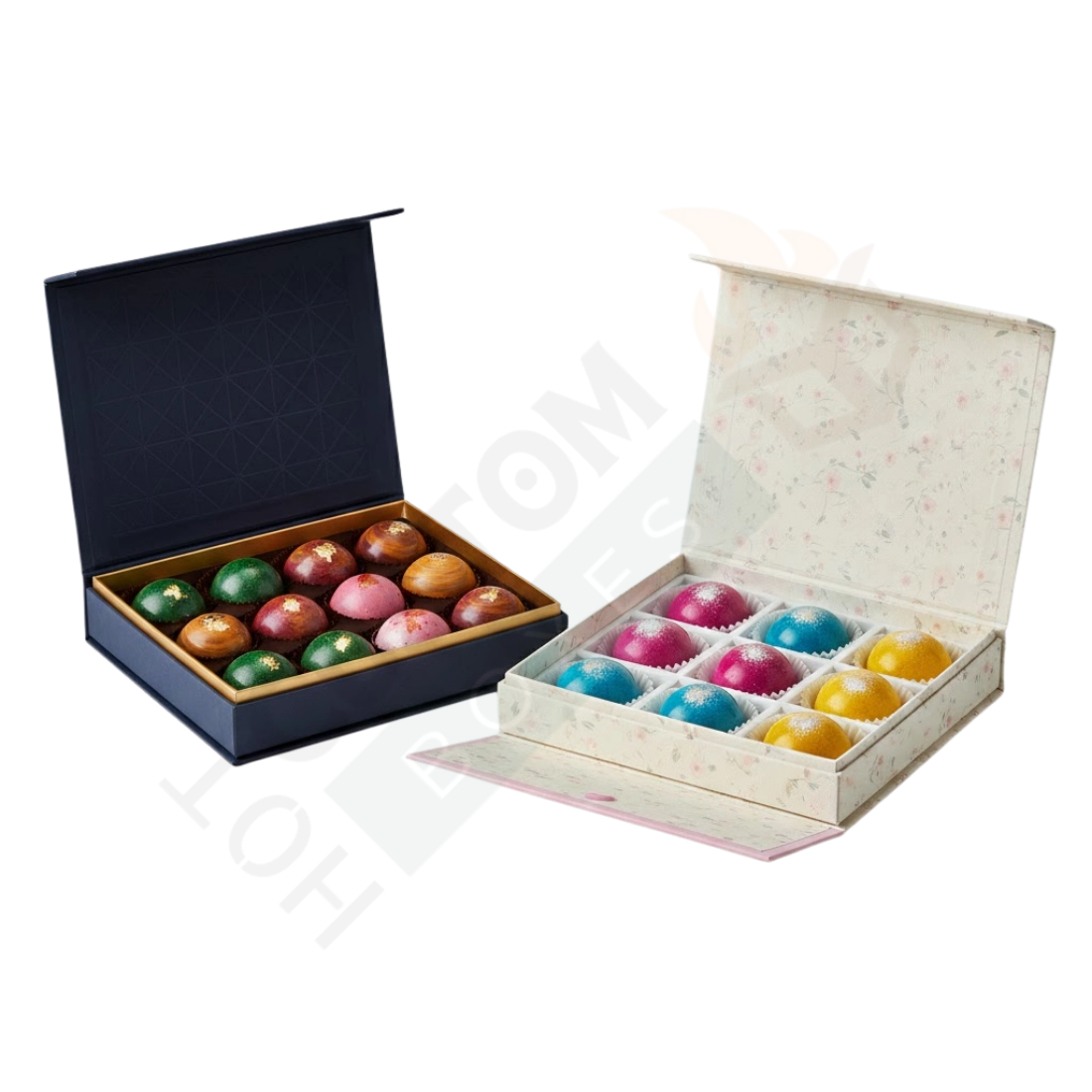 Magnetic Chocolate Bonbon Boxes - Magnetic Boxes