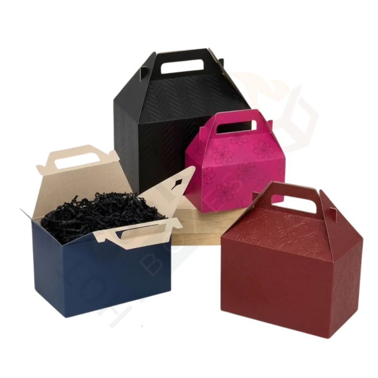 Matte Colored Gable Gift Boxes - Custom Gable Boxes
