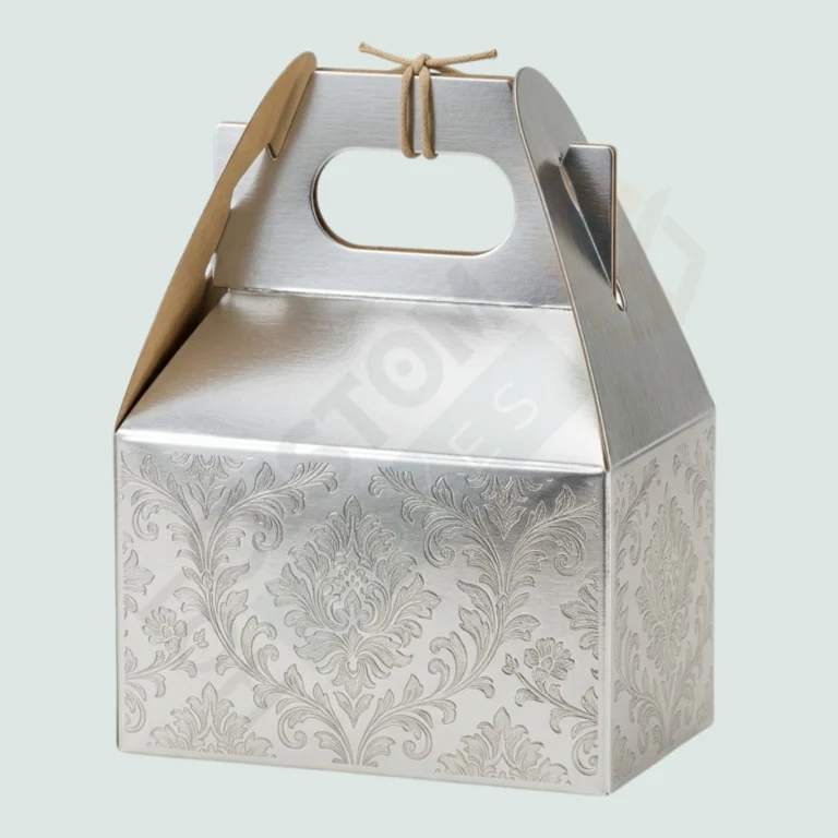 Metallic Gable Gift Boxes - Custom Gable Boxes