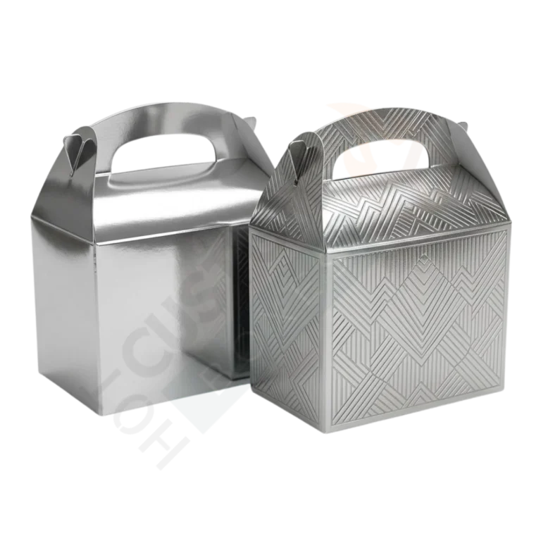 Metallic Gable Gift Boxes - Custom Gable Boxes