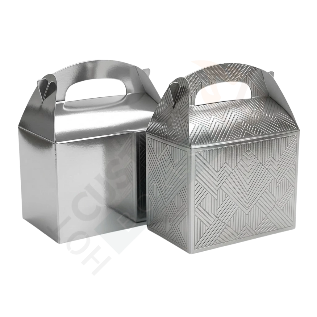 Metallic Gable Gift Boxes - Custom Gable Boxes