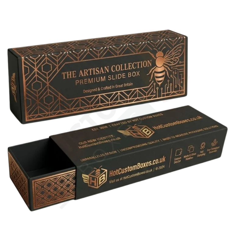 Slide Box Packaging - Custom Rigid Boxes