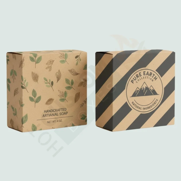 Square Kraft Soap Boxes with no Window - Custom Soap Boxes (4)