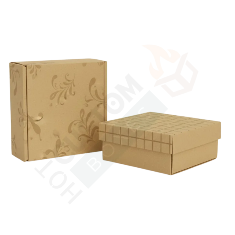 Square Kraft Soap Boxes with no Window - Custom Soap Boxes