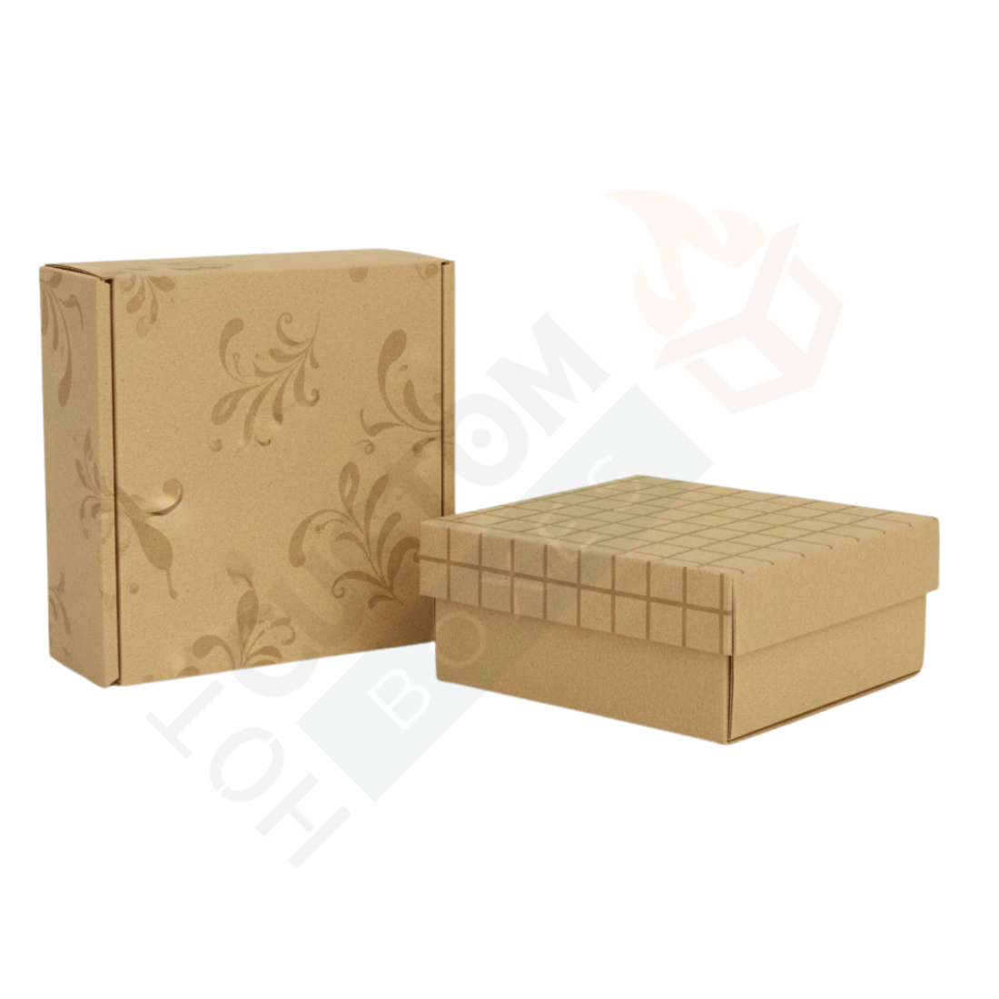 Square Kraft Soap Boxes with no Window - Custom Soap Boxes