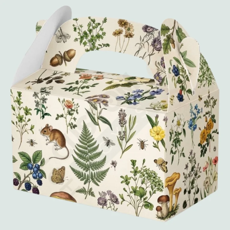 Vintage Botanicals Gable Boxes - Custom Gable Boxes