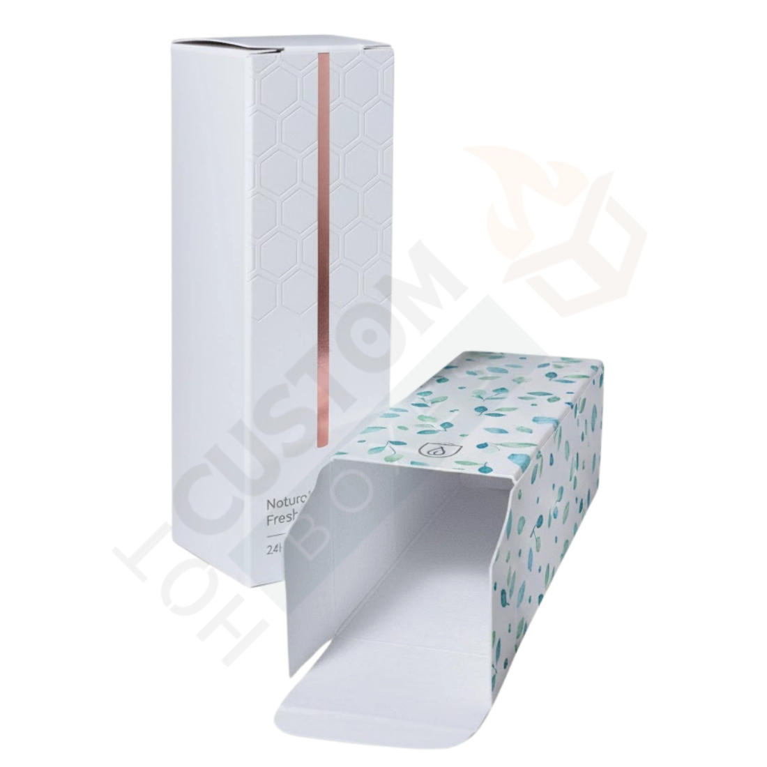 White Roll-on Boxes - Custom Soap Boxes
