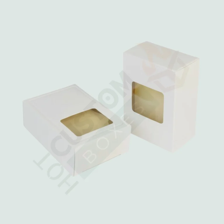 White Soap Boxes with Rectangle Window - Custom Soap Boxes (2)