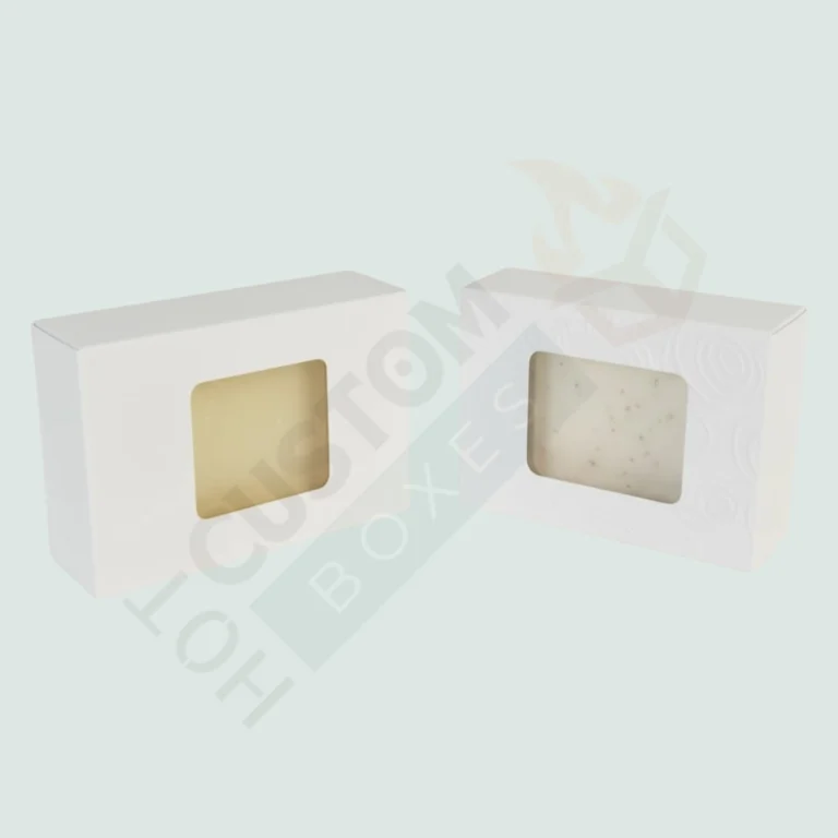White Soap Boxes with Rectangle Window - Custom Soap Boxes (5)