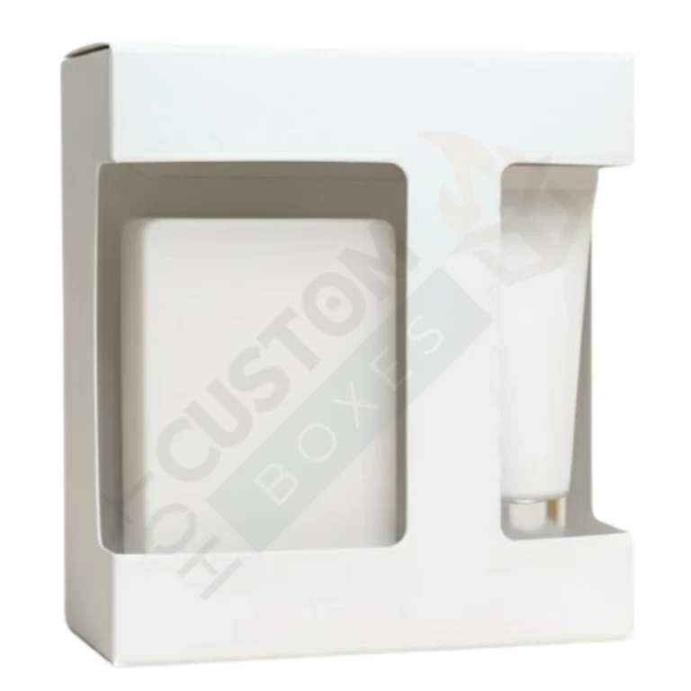 White Soap & Tube Combo Boxes - Custom Soap Boxes